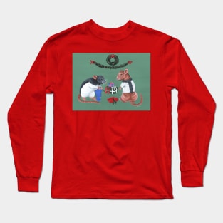 Rat Christmas Jumper Long Sleeve T-Shirt